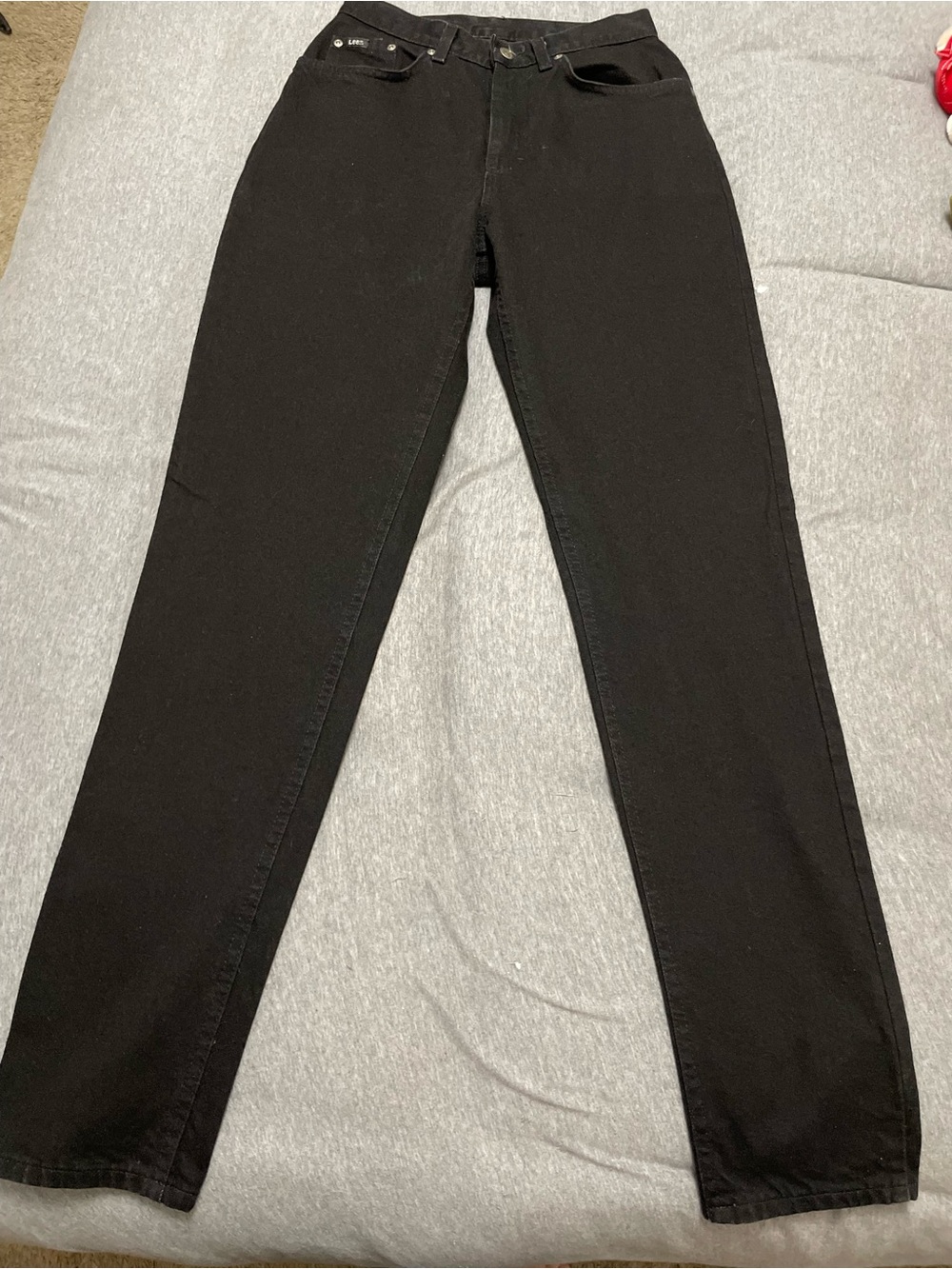 Vintage 90s Lee Black High Waisted Jeans Made in USA Mint